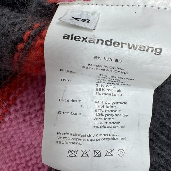 ALEXANDER WANG Brushed Mohair Oversized Cardigan - Picture 5 of 8